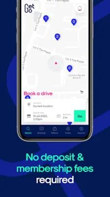 GetGo Carsharing android App screenshot 3